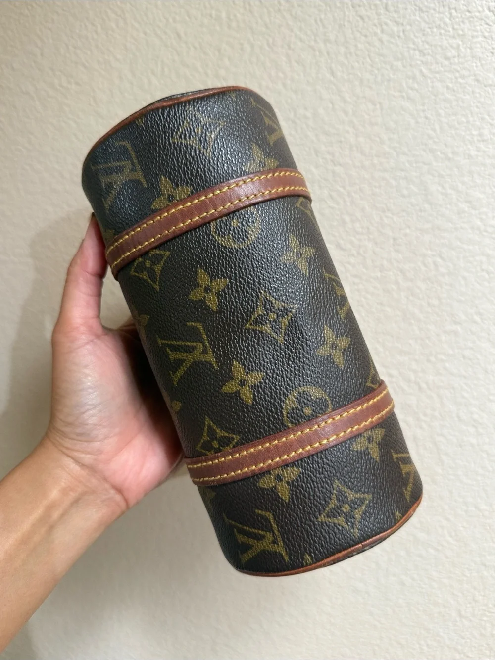 Louis Vuitton Papillon Monogram Mini Barrel Bag in Brown and Tan